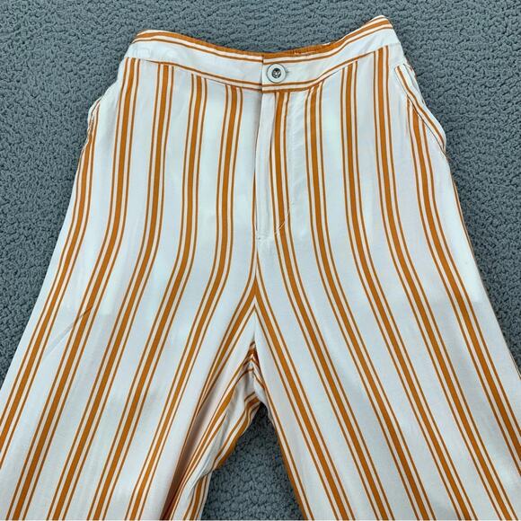 Maeve by Anthropologie Women's Sunshine Wide-Leg Striped Pants  -  Size: 10 - Picture 3 of 16